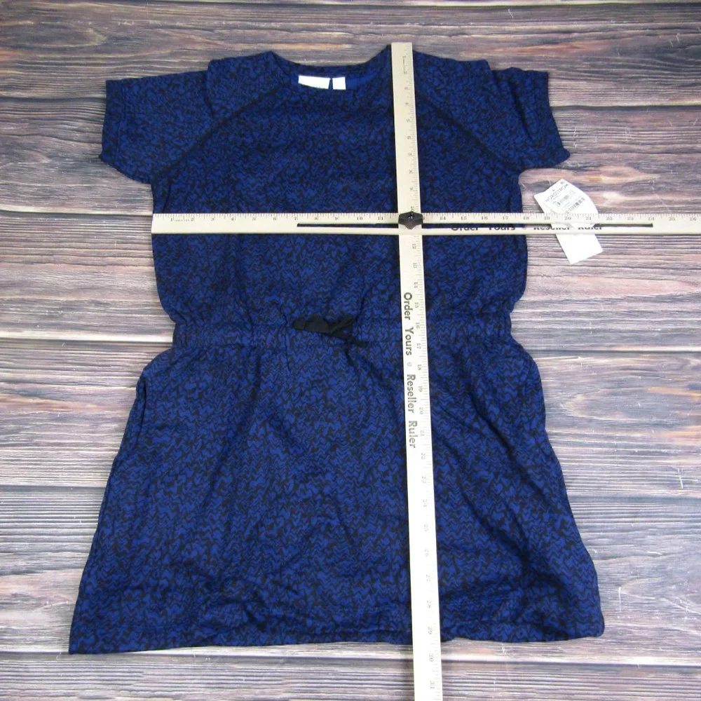 Zella NEW NWT Large Blue Twilight Black Drawstring Waist Fleece Sweatshirt - Picture 5 of 8